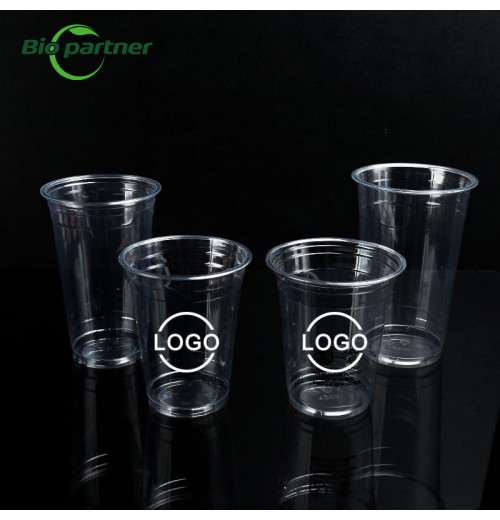 PLA Cold Clear 9 16 20 24 Oz PP PET Plastic Transparent Juice Drink Recyclable Takeaway Parfait Cup Disposable With Lid PLA Cold Clear 9 16 20 24 Oz PP PET Plastic Transparent Juice Drink Recyclable Takeaway Parfait Cup Disposable With Lid