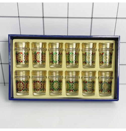 in Stock Moroccan Tea Coffee Mug Set High Quality Glass with New Bronzing Design Bohemian Style Direct from the Middle East in Stock Moroccan Tea Coffee Mug Set High Quality Glass with New Bronzing Design Bohemian Style Direct from the Middle East