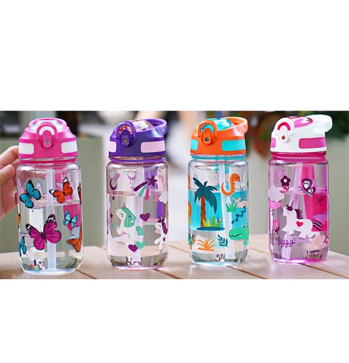 Transparent Cute Baby PC Water Bottle BPA-Free Plastic Sipper Cup Straw Fancy Kid's School Drinking Bottle Customised Sippy Cup Transparent Cute Baby PC Water Bottle BPA-Free Plastic Sipper Cup Straw Fancy Kid's School Drinking Bottle Customised Sippy Cup