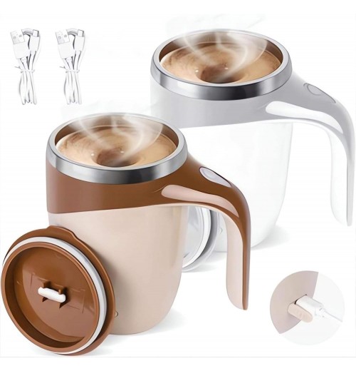 2025 Upgrade Reusable Coffee Mug Rechargeable Electric Self Stirring Coffee Mug Rotatable Metal Coffee Mugs High Speed Mixing 2025 Upgrade Reusable Coffee Mug Rechargeable Electric Self Stirring Coffee Mug Rotatable Metal Coffee Mugs High Speed Mixing