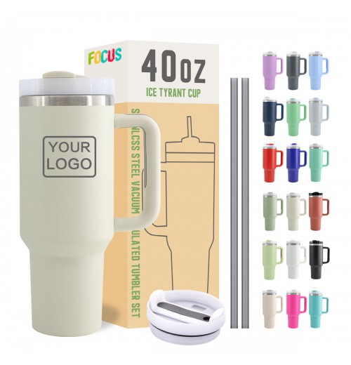 Custom Logo Off-white 40 oz Stainless Steel Vacuum Insulated Metal Cup Travel Mugs Teal Coffee Mug 40oz Tumbler With Handle Custom Logo Off-white 40 oz Stainless Steel Vacuum Insulated Metal Cup Travel Mugs Teal Coffee Mug 40oz Tumbler With Handle