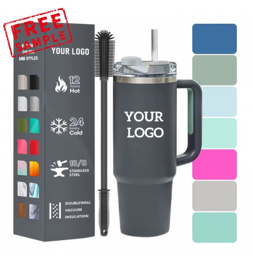 40oz Tumbler with Handle and Straw Lid coffee Insulated Cup Reusable Stainless Steel Water Bottle Travel Mug Cupholder Friendly 40oz Tumbler with Handle and Straw Lid coffee Insulated Cup Reusable Stainless Steel Water Bottle Travel Mug Cupholder Friendly