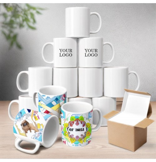 Wholesale Custom Logo Promotion Porcelain Mug Sublimation Blank Unique Luxury Christmas Tea Cup Mugs 11oz Ceramic Mugs Wholesale Custom Logo Promotion Porcelain Mug Sublimation Blank Unique Luxury Christmas Tea Cup Mugs 11oz Ceramic Mugs